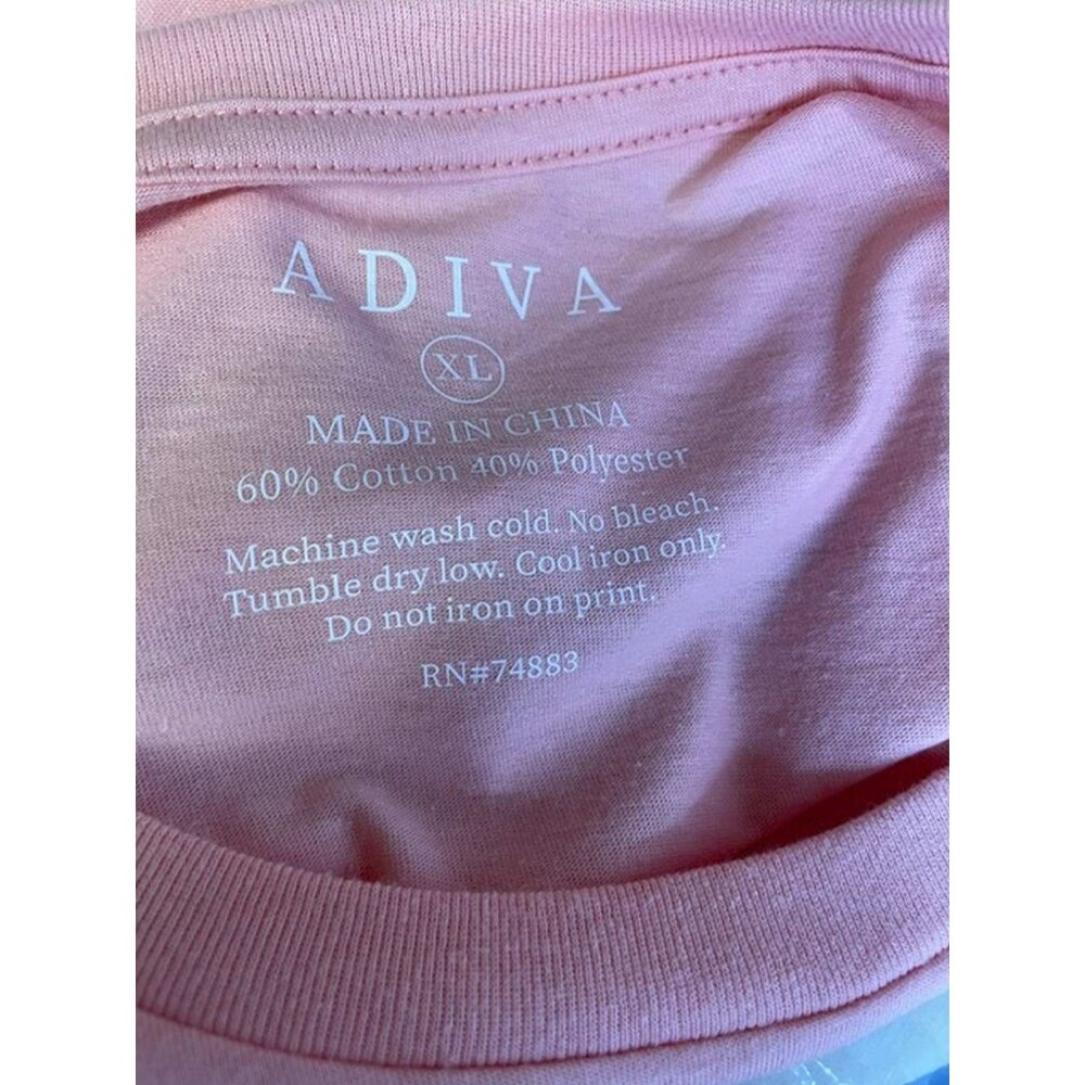 Adiva Lets Go Girls Short Sleeve T-Shirt X LARGE (210) - Picture 7 of 7
